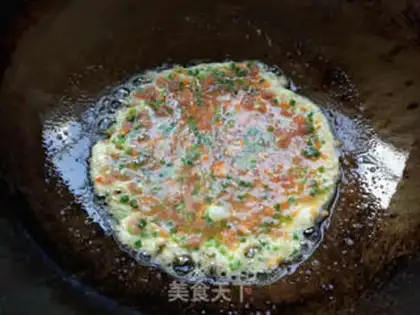 Make Meat and eggs pancakes step 4