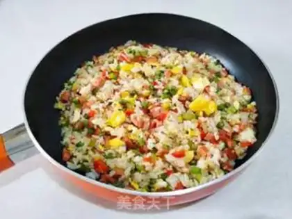 Make Eggs and rice step 17