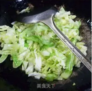Make Fresh mushrooms and cabbage step 6