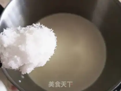 Make A small milk coconut step 2
