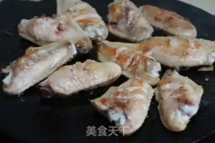 Make The chicken wings of mushrooms step 3