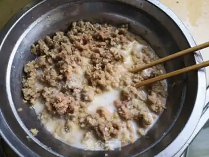 Make Yellowfish dumplings step 3