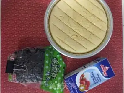 Make Bean cream cake step 0