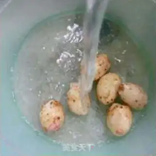 Make Potato with lentils step 2