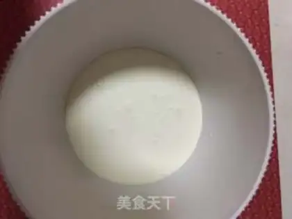 Make Bean cream cake step 2