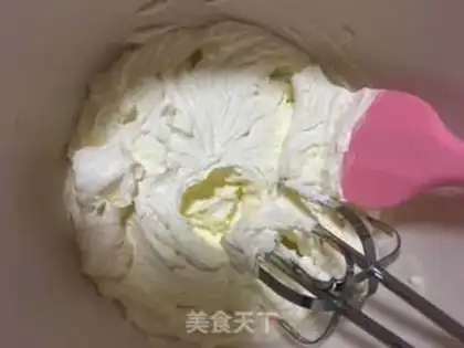 Make Bean cream cake step 4