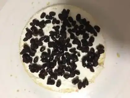 Make Bean cream cake step 7