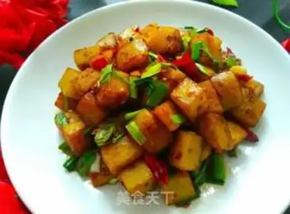 Make Hot rice tofu step 12