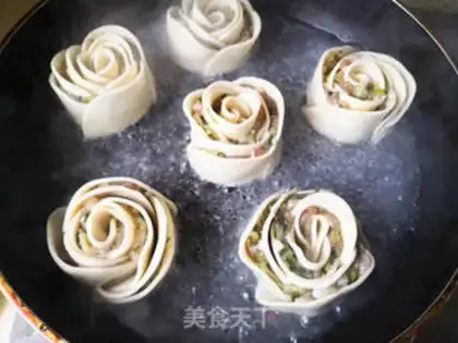Make Rose fried dumplings step 6