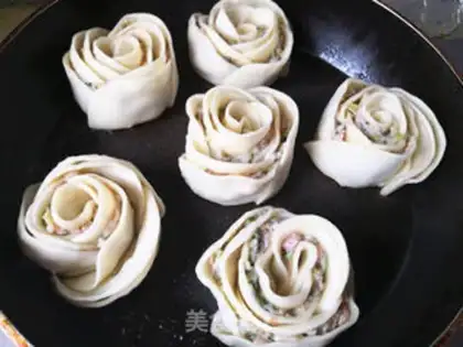 Make Rose fried dumplings step 7