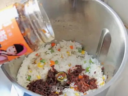 Make Vegetable beef sauce and rice step 4