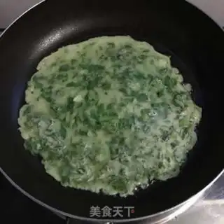 Make A green eggcake step 4