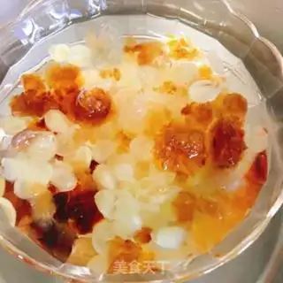 Make Peach glue, honey soap step 2