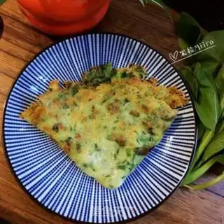 Make A green eggcake step 8