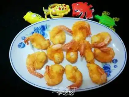 Make Fried gold shrimp step 10