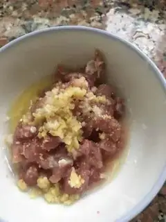 Make Corn scrawny meat step 1