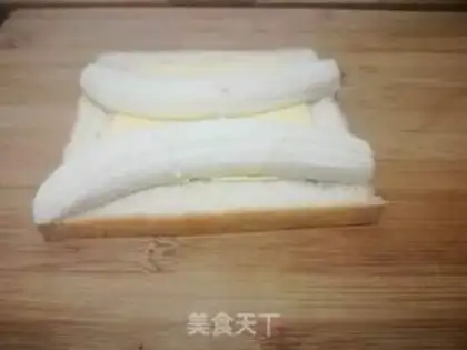 Make Banana sandwich step 1