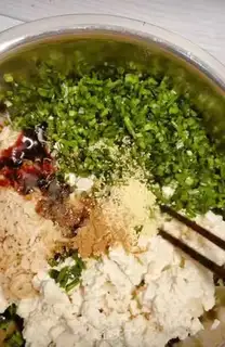Make Shrimp tofu pie step 8