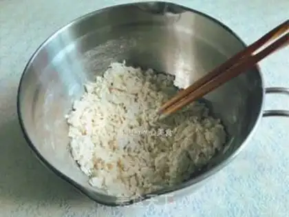 Make Corn buns step 1