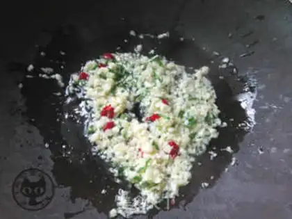 Make Garlic shrimp step 4