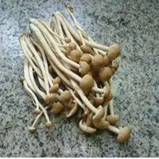 Make Tea, mushroom, shrimp and rice step 1