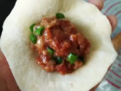 Make Fresh meat buns step 8