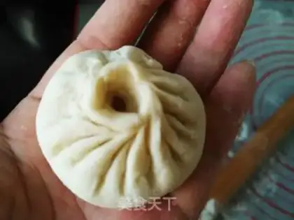 Make Fresh meat buns step 9