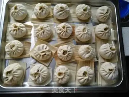 Make Fresh meat buns step 10
