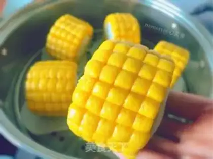 Make Corn buns step 16