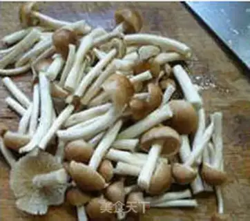 Make Tea, mushroom, shrimp and rice step 5