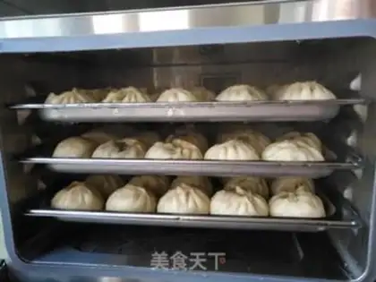 Make Fresh meat buns step 11