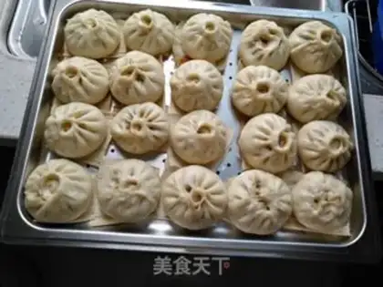 Make Fresh meat buns step 12