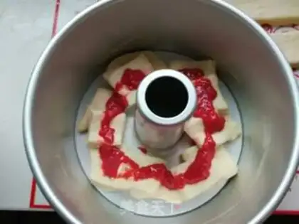 Make Eggs steamed with two flowers step 2