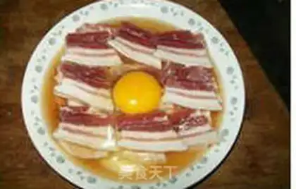 Make Eggs steamed with two flowers step 5