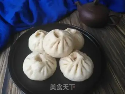 Make Fresh meat buns step 15