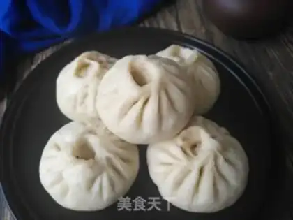 Make Fresh meat buns step 16