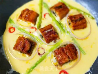 Make Milk eel omelet step 7