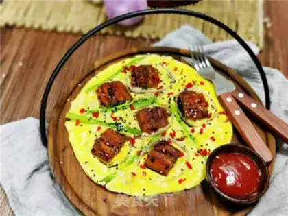Make Milk eel omelet step 8
