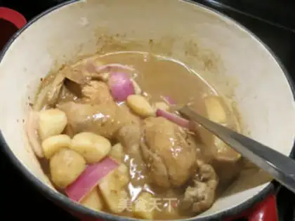 Make Curry onion chicken step 5