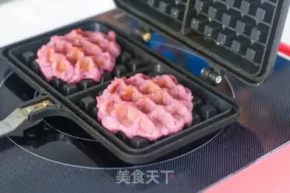 Make Potato rice waffles step 7