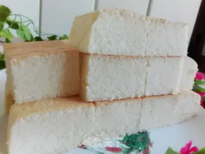 Make Water bath, square twilight cake step 8