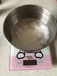 Make Coconut pudding step 1