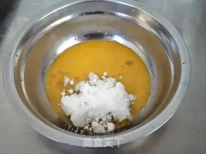Make Peach sauce and eggs step 2