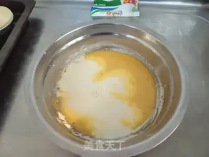 Make Peach sauce and eggs step 4