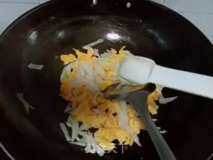 Make Onion fried eggs step 6