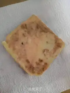 Make Meat pine toast step 5