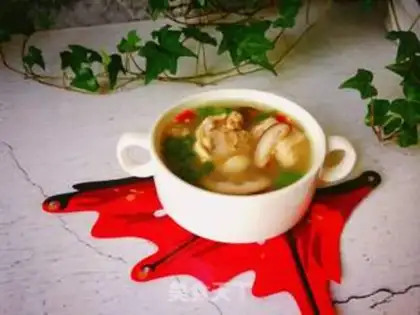 Make Chicken soup with mushrooms step 7