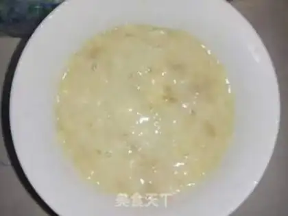 Make Banana pumpkin rice cake step 1