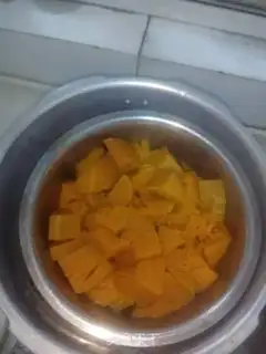 Make Banana pumpkin rice cake step 2