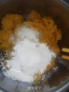 Make Banana pumpkin rice cake step 3